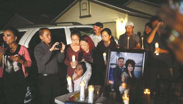 A candlelight vigil being held in Fresno to honour Kou Xiong, who was one of four killed in a mass shooting in November.