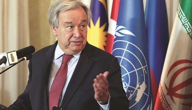 Guterres: It would be my honour to continue to serve the Organisation in pursuing its purposes and fulfilling its noble objectives.