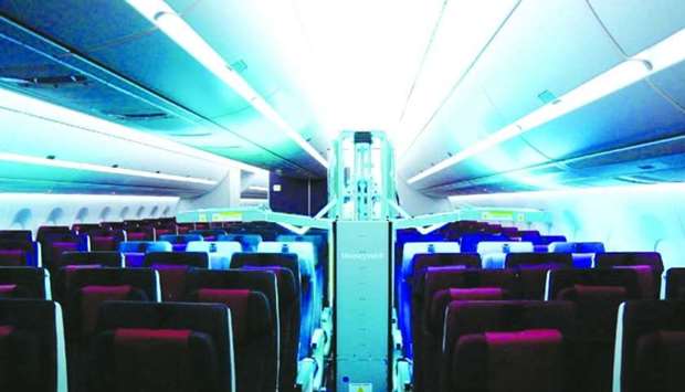 Qatar Airways has introduced Honeywellu2019s state-of-the-art Ultraviolet Cabin System
