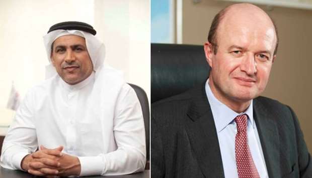 Abdul Hakeem Mostafawi, HSBC CEO in Qatar and Martin Tricaud, HSBC Group CEO for Middle East, North Africa and Turkey.