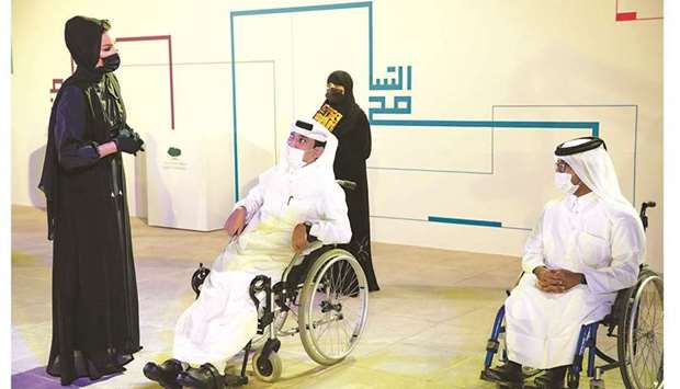 Her Highness Sheikha Moza bint Nasser on Akhlaquna Day 2020. (File Picture)rnrn