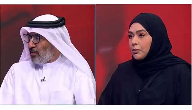 Dr Yousef al-Maslamani and Dr Soha al-Bayat