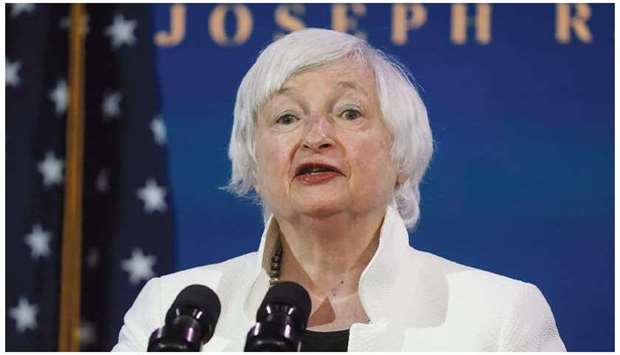 Janet Yellen, US President Joe Bidenu2019s nominee to be Treasury Secretary, speaks as Biden announces nominees and appointees to serve on his economic policy team at his transition headquarters in Wilmington, Delaware, on December 1. In more than three hours of confirmation hearing testimony, the former Federal Reserve chair laid out a vision of a more muscular Treasury that would act aggressively to reduce economic inequality, fight climate change and counter Chinau2019s trade and subsidy practices.