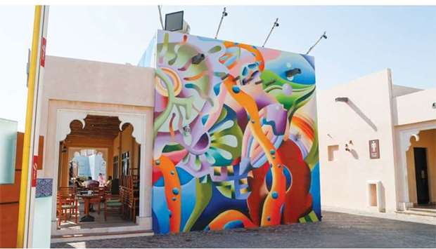 Murals based on noted artist's works unveiledrnrn