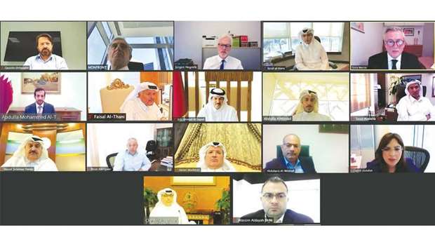 The webinar was presided over by QBA chairman HE Sheikh Faisal bin Qassim al-Thani and HE the Minister of State and QFZA chairman Ahmad bin Mohamed al-Sayed.