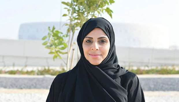 CMC member Fatima al-Kuwari at the venue.