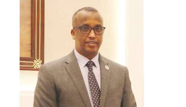 Minister of Labour and Social Affairs of Somalia Duran Ahmed Farah.