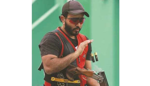 Qataru2019s skeet shooter Rashid Saleh Hamad.