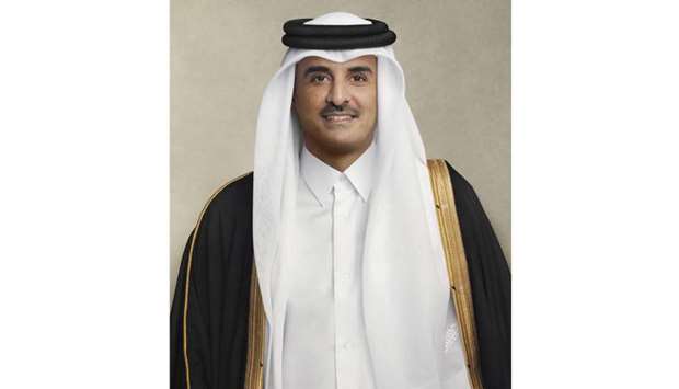 His Highness the Amir Sheikh Tamim bin Hamad al Thani