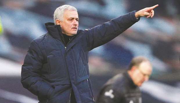 Tottenham Hotspur manager Jose Mourinho. (Reuters)