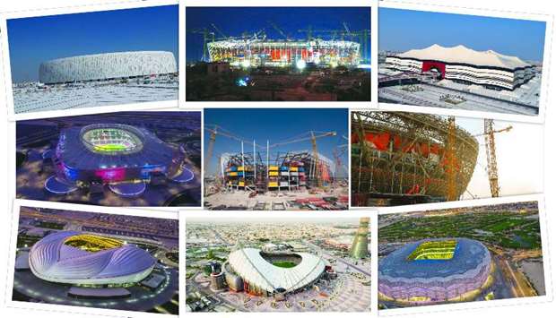 Qatar 2022 stadiums continue to take shape despite pandemic