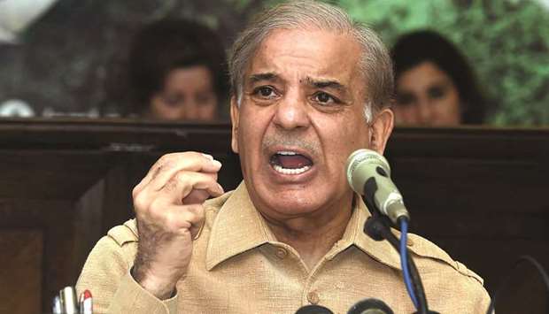 AILING: Leader of the Opposition Shahbaz Sharif.