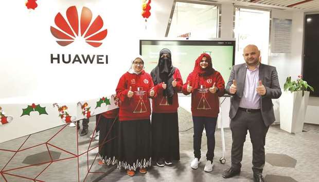 The Qatar team, comprised of three students, won the u2018Outstanding Performanceu2019 award at the Huawei Middle East ICT Competition 2020.