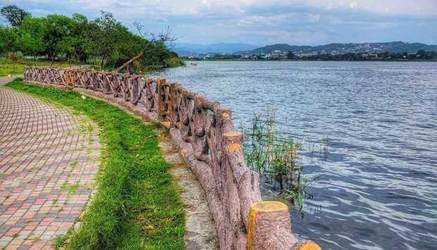 PICTURESQUE: A view of the Rawal Dam Lake that had been closed as a precaution to stop the spread of coronavirus pandemic. (File photo)
