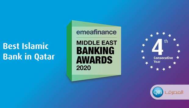 QIB named u2018Best Islamic Bank in Qataru2019 for 4th consecutive year by EMEAu2019s Middle East Banking Awards
