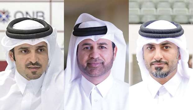 Bader Mohamed al-Darwish, Dr Khalid bin Ibrahim al-Sulaiti and Ali Yousef al-Rumaihirnrnrnrn