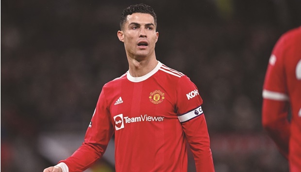 Cristiano Ronaldo is Manchester Unitedu2019s top-scorer this season with 14 goals in all competitions. (AFP)