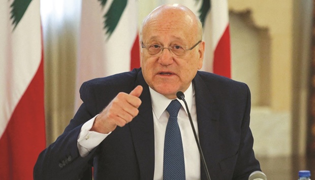 Lebanese Prime Minister Najib Mikati welcomes the decision to end the boycott of cabinet.
