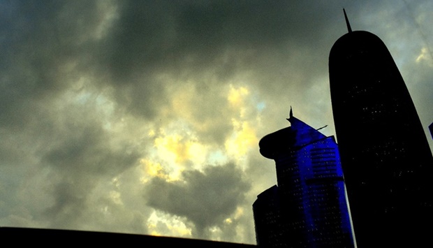 Weather inshore until 6 pm on Tuesday will be partly cloudy to cloudy with chance of rain maybe thundery and slight dust to blowing dust at places at times, the Department of Meteorology said in its daily weather report. File photo