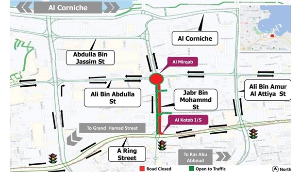 Three-month closure on Jabr Bin Mohamed Street