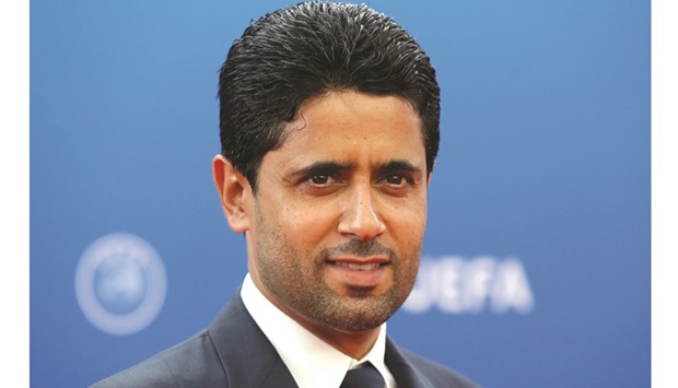 Qatar Sports Investment chairman Nasser Ghanim al-Khelaifi.