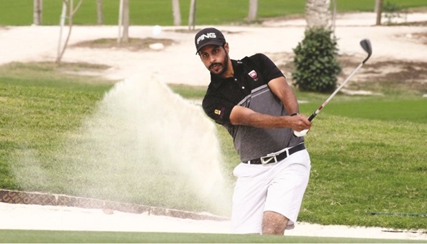 Qataru2019s Saleh Ali al-Kaabi made the best of favourable conditions to secure a one-shot lead at the Qatar Open Golf Amateur Championship yesterday.