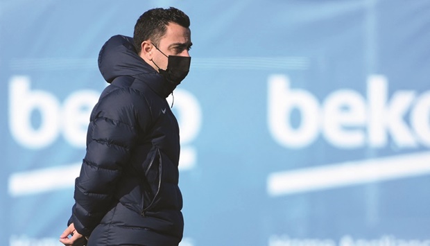 Barcelona coach Xavi Hernandez