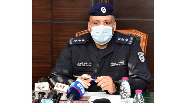 Capt Kamal Tahir al-Tayri from the Search and Follow Up Department said the violator will not be arrested while approaching the service centres or the Search and Follow Up Department. PICTURE: Thajudheen 