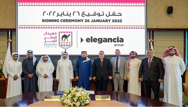 Elegancia Group recently announced its diamond sponsorship of the Qatar Camel Festival 2022 under the slogan 'Abundant Givers', where camel owners, locally and from across the GCC, will participate in a range of grooming competitions for valuable cash prizes.