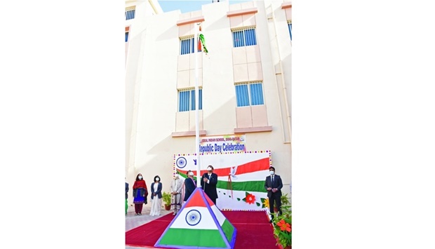 From the celebrations at Ideal Indian School.