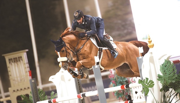 At the Qatar Equestrian Federationsu2019 outdoor arena, al-Qadi and Electra B were the fastest in the 135cm class in a time of 53.34 seconds.