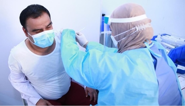 The Bu Garn vaccination centre operates on an appointment-based system, with no walk-in appointments given.