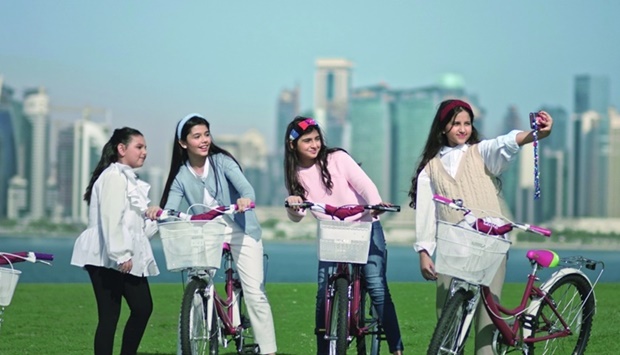 The video follows four young girls, supported by a cast of 24 young Qatari girls, as they embark on a tour of Doha, while singing u201cThis is Qatar!u201d