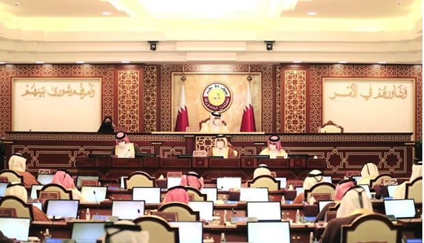 The Shura Council held its regular weekly meeting, under the chairmanship of HE Speaker of the Council Hassan bin Abdullah al-Ghanim.