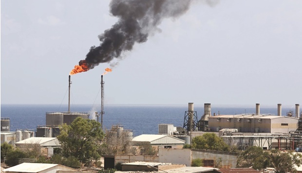 A general view of the Zawiya oil installation in Zawiya (file). Libya pumped 1.2mn barrels a day on average last year. The NOC has warned it lacks the funds needed to sustain that level of production, let alone reach its target of 2mn barrels per day within six years.