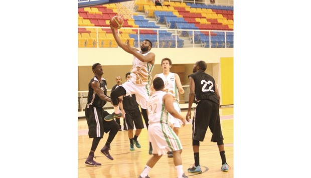 Al Sadd defeated Al Ahli 88-74 in a Qatar Basketball League yesterday. PICTURE: Nasar K Moideen