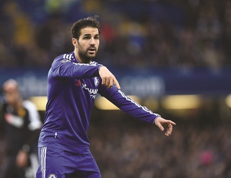 Midfielder Cesc Fabregas has been linked with both Juventus and Inter Milan following a poor half to the season at the Premier League champions. (AFP)