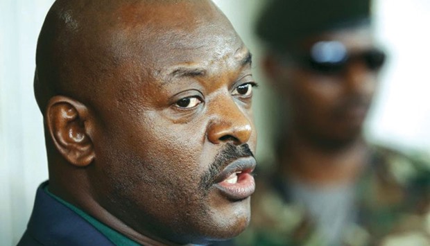 Burundi plunged into crisis in 2015 after Pierre Nkurunziza sought a fiercely contested third term in office that his opponents said was unconstitutional.
