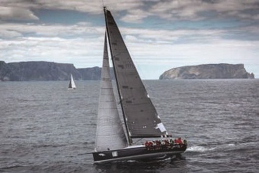 Paul Clitheroeu2019s TP52 Balance overall winner of the Sydney to Hobart race.