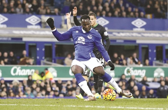 Evertonu2019s Romelu Lukaku. (Reuters)