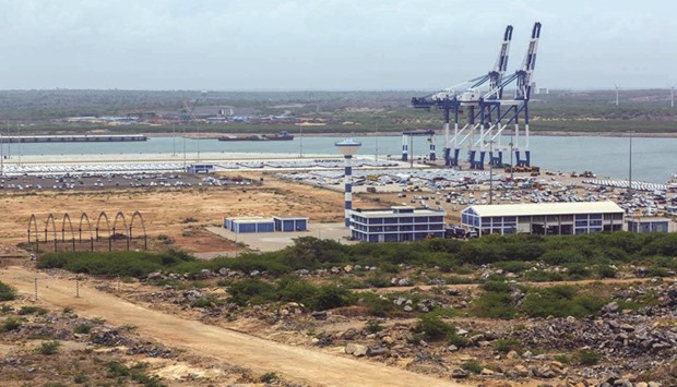 Port of Hambantota, 240km from Colombo, is financed by more than $1bn in loans from a Chinese state-owned bank.
