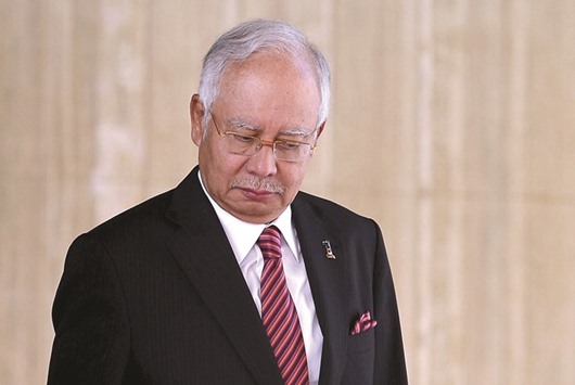 Najib: denies wrongdoing.