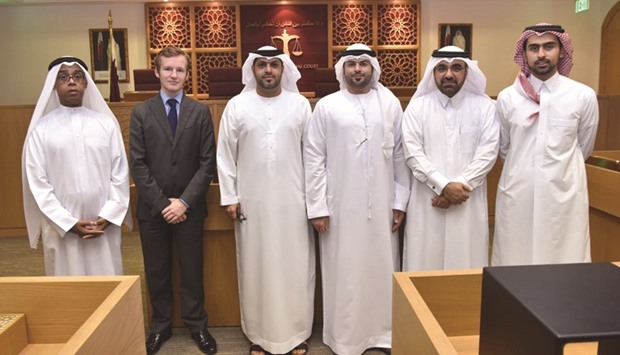 The DIFC Courts delegation.