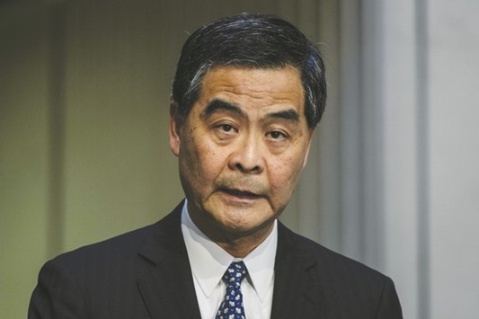 Leung: seen as answerable to Beijing.