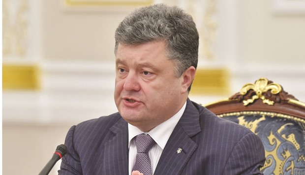 Poroshenko: No one will stop us ... we will be acting in the interests of the people of Ukraine.
