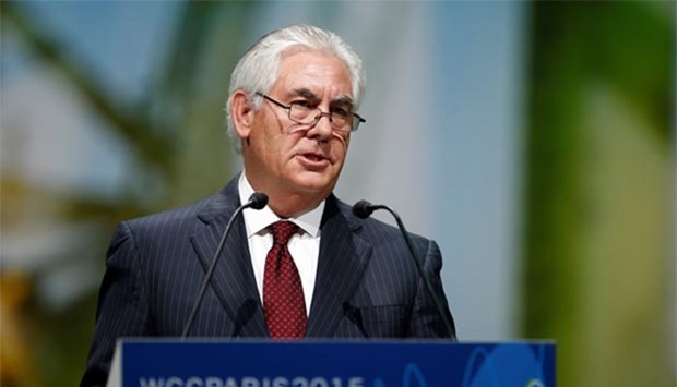 ExxonMobil Chairman Rex Tillerson is seen in this June 2, 2015 file photo.