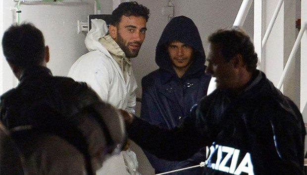 Captain and a crew member of the boat arrested for human trafficking and causing a shipwreck
