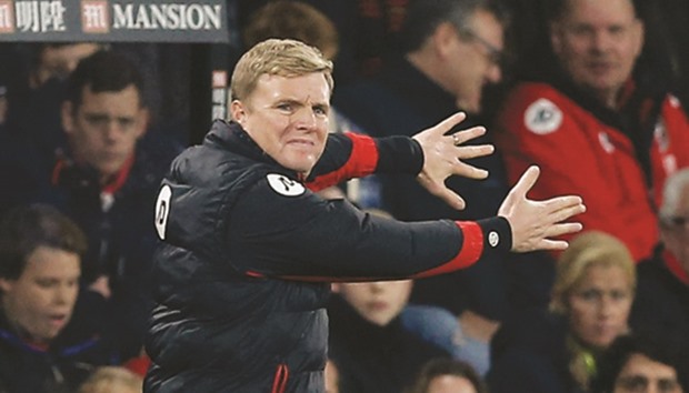 Bournemouth manager Eddie Howe.