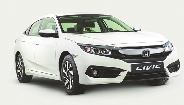 The 1.6L Honda Civic comes in two grades - DX and LX.