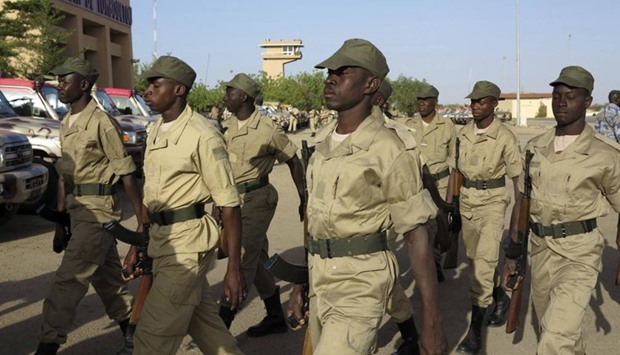 Burkina Faso soldiers. File picture